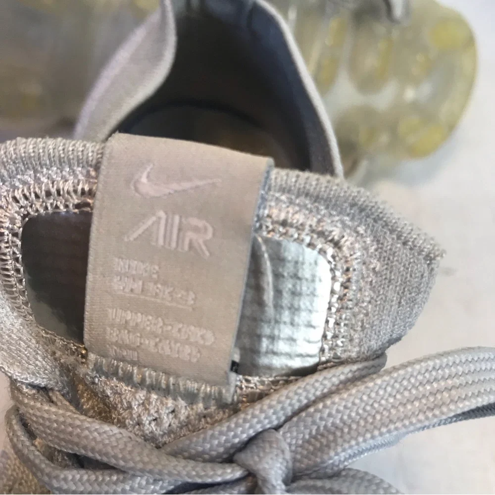 Nike Air VaporMax Flyknit 3 Pure Platinum Sneakers Running Shoes Lightweight W - Picture 11 of 16
